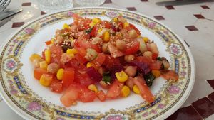 Morrocan salad at Le Safran in Toulouse