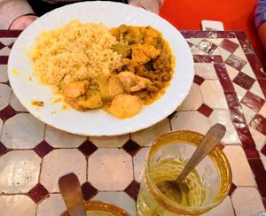 Pear and sweet potato tagine at Le Safran in Toulouse