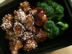 sesame chicken at Veggie Delight in Las Vegas