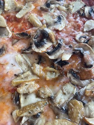 Mixed Mushroom Pizza - delicious  at Felice Ristorante Pizzeria in Lucca