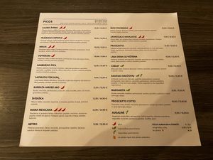 Menu (2)  at Jurgis ir Drakonas in Vilnius