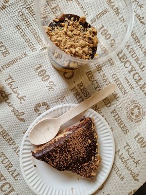 Cheesecake at Mangia la Foglia Bio  in Parma