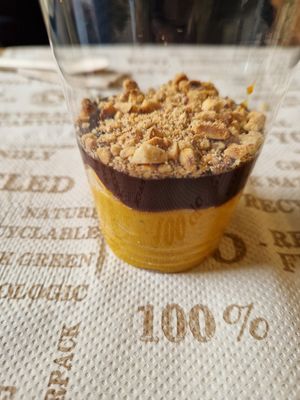 Carota e cioccolato at Mangia la Foglia Bio  in Parma