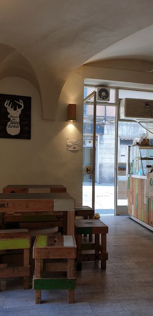 Inside at Mangia la Foglia Bio  in Parma