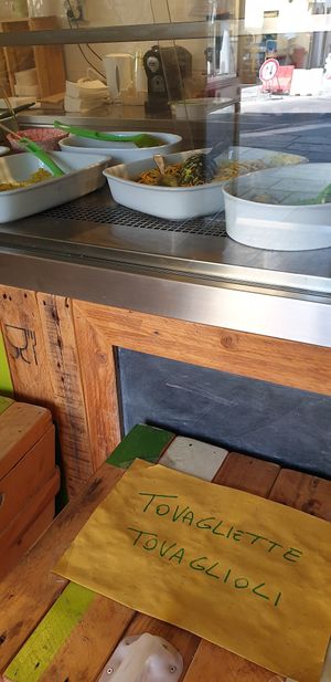 Many options to choose from at Mangia la Foglia Bio  in Parma