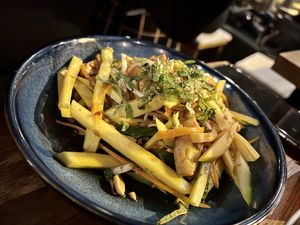 mango salad (spicy) at Soy in Berlin