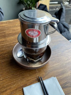vietnamese coffee at Soy in Berlin