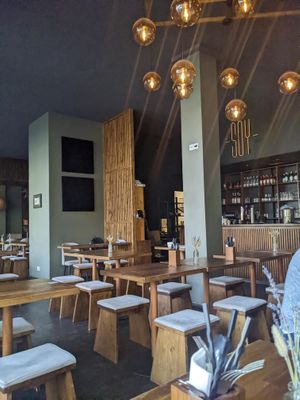 Inside of restaurant at Soy in Berlin