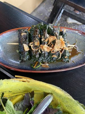 Tofu in betel   at Soy in Berlin