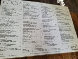 Menü at Soy in Berlin