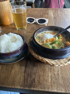 Red curry so yummy !   at Soy in Berlin