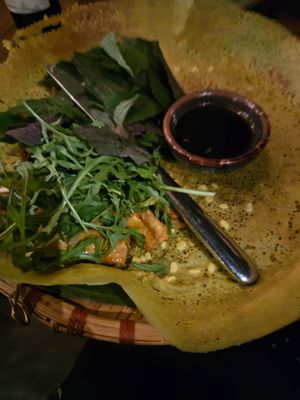 Vietnamese pancake at Soy in Berlin