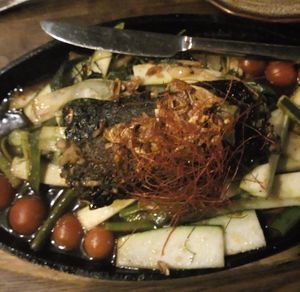 The main course: "Cha Ca" at Soy in Berlin