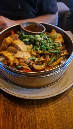 Steamed udon noodles at Soy in Berlin