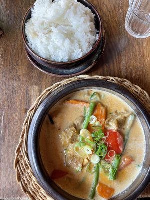 Rotes Curry - hervorragend   at Soy in Berlin