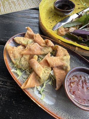Fried dumplings   at Soy in Berlin