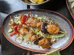 Tasty skewers at Soy in Berlin