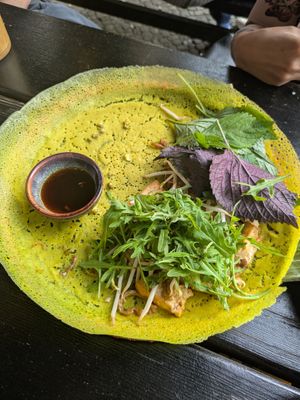 Pancake - difficult to eat at Soy in Berlin