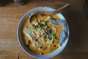 the best curry ever at Soy in Berlin