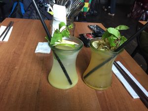 Fresh lemonade  at Soy in Berlin