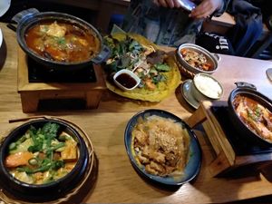 A feast for 4. Great flavors and serving sizes. at Soy in Berlin