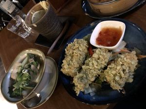 crispy soy sticks and miso at Soy in Berlin