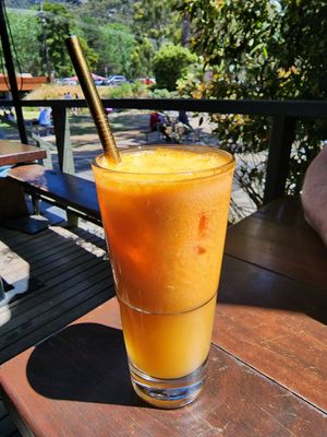 Fresh juice at Livefast Cafe in Halls Gap
