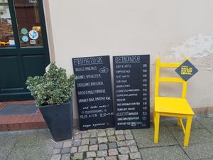 Entrance at Bell and Beans in Lueneburg