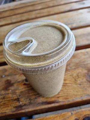 Nut delight with strawberries and spinach at Whole Foods Market in Houston