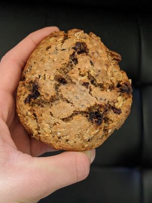 Vegan blueberry and lemon scone at Whole Foods Market in Houston