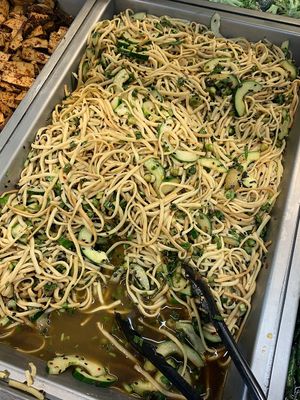 Vegan sesame cucumber noodle salad at Whole Foods Market in Dayton