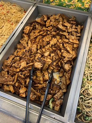 Five-spice chili tofu (spicy and good!)  at Whole Foods Market in Dayton