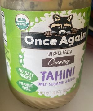 Unsweetened creamy tahini   at Whole Foods Market - Upper East Side in New York City