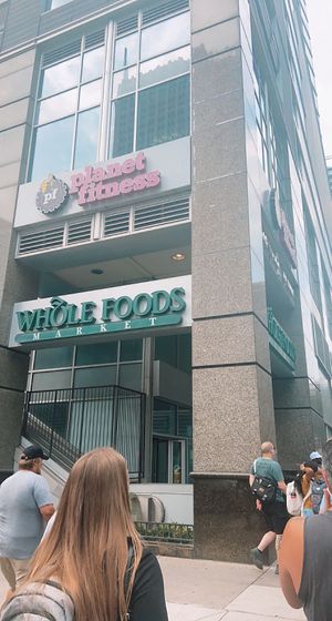 on the street corner at Whole Foods Market - Streeterville in Chicago