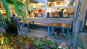 Outdoor sitting at Whole Foods Market in Pompano Beach