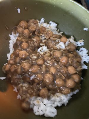 Channa Masala over white rice  at Whole Foods Market in Clearwater