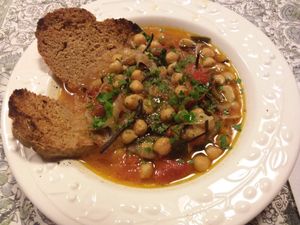 vegan caciucco at Pane e Marmellata in Ghasri