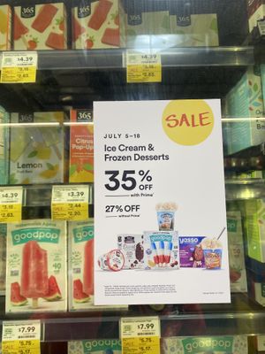 Time to Stock Up on Vegan Frozen Treats   at Whole Foods Market in Dublin