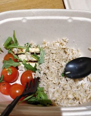 From the hot bar. It's much better than this but it's the only picture I have! at Whole Foods Market in Ottawa