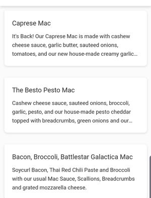 Menumenu at Fru Fru Terra in Portland