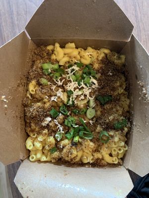 Mac n cheese at Fru Fru Terra in Portland