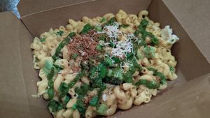 Pesto Mac and cheese at Fru Fru Terra in Portland