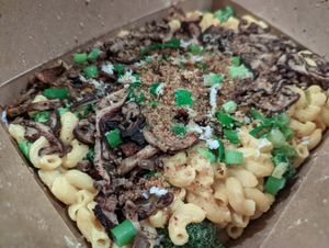 Muenster Mac and cheese  at Fru Fru Terra in Portland