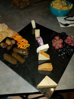Cheese platter at Fru Fru Terra in Portland