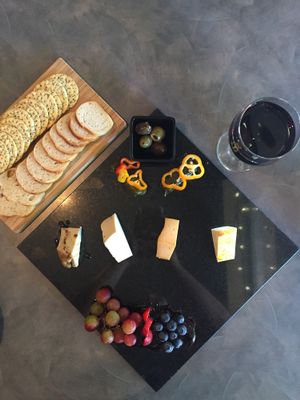 Cheese platter at Fru Fru Terra in Portland