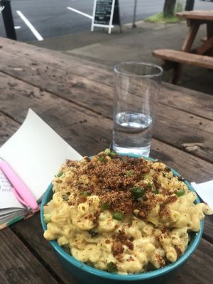 mac n cheese at Fru Fru Terra in Portland