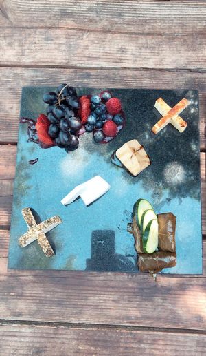 Cheese plate at Fru Fru Terra in Portland