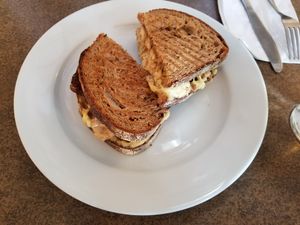 The Reuben! This deserves a proper Title. Sir Reuben works for me! Absolutely delicious!  at Fru Fru Terra in Portland