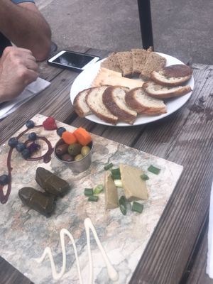 Cheese plate at Fru Fru Terra in Portland