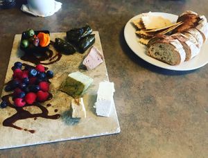 Cheese plate at Fru Fru Terra in Portland